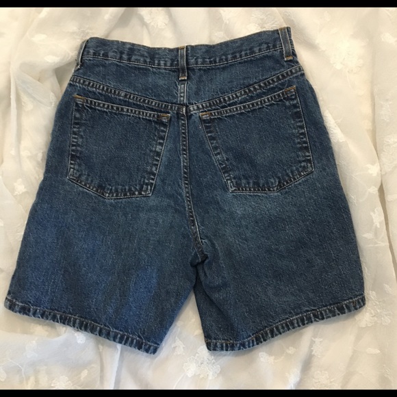 Eddie Bauer high rise denim jean shorts 6 jeans - Picture 2 of 3